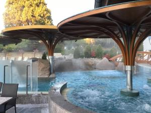 Bazén v ubytovaní Spa Residence Carbona Hévíz - Relax, Sissi Apartmanok alebo v jeho blízkosti