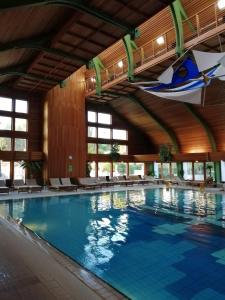 Bazén v ubytovaní Spa Residence Carbona Hévíz - Relax, Sissi Apartmanok alebo v jeho blízkosti