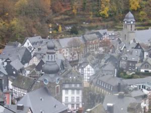 Letecký snímek ubytování Haus An der Rur - 5 Apartments mitten in Monschau