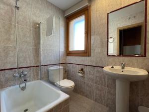 Koupelna v ubytování Hostal Torreblanca