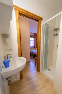 Kúpeľňa v ubytovaní Chalet La Nuvola + 31 fotografií