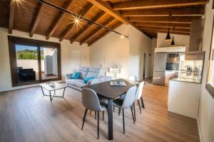 Χώρος καθιστικού στο Chalten Apartamento