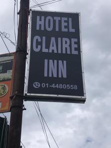 Certifikát, hodnocení, plakát nebo jiný dokument vystavený v ubytování HOTEL CLAIRE INN + 14 fotografií