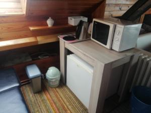 TV a/nebo společenská místnost v ubytování Suite Ohrada
