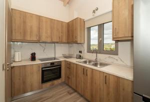 Kuchyň nebo kuchyňský kout v ubytování CARLOS MANSION LUXURY SUITES