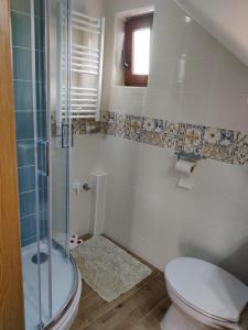 Vannituba majutusasutuses Bertalan Apartman