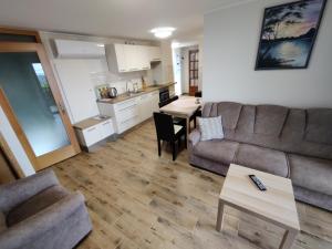 Köök või kööginurk majutusasutuses Bertalan Apartman