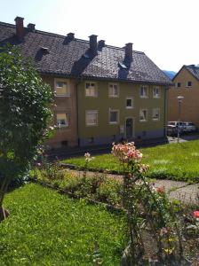 a house with a garden in front of it at Four Season Apartment Irene in Eisenerz