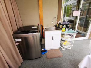 Kuchyň nebo kuchyňský kout v ubytování Bear Creek Suite