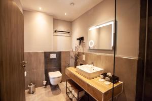 Koupelna v ubytování DORMERO Hotel Bremen