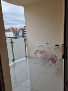 Balkón alebo terasa v ubytovaní Apartament Centrum Park