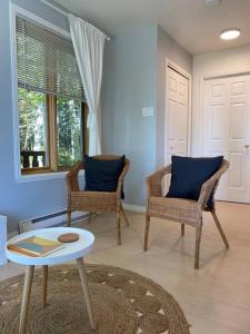 Posezení v ubytování Chalet «L'Autrichien» de Charlevoix