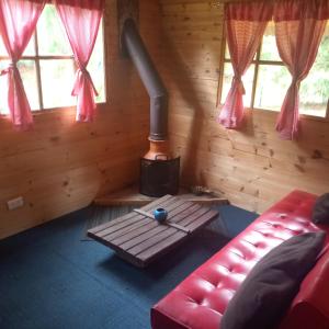 Posezení v ubytování Chalets Amarelo