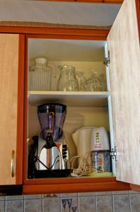 A kitchen or kitchenette at Avlaki Getaway Villa