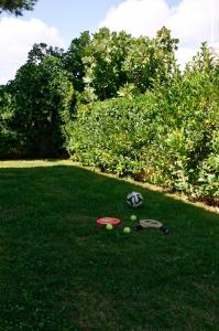 A garden outside Avlaki Getaway Villa