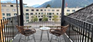 En balkon eller terrasse på Interlaken Central 4