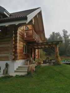 Zahrada ubytování Chalet le Dorf
