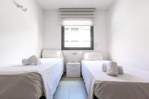 Ένα ή περισσότερα κρεβάτια σε δωμάτιο στο Outdoor Apartaments - Comfort