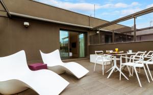 Balcon ou terrasse dans l'établissement Grums Hotel & Spa