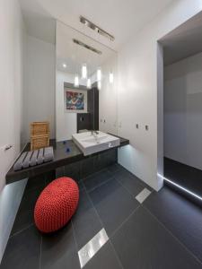 Posteľ alebo postele v izbe v ubytovaní Apartament ST1
