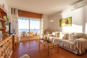 Posteľ alebo postele v izbe v ubytovaní Apartment sea-front