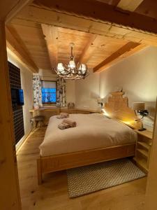 Katil atau katil-katil dalam bilik di Maris Luxus-Bergvilla