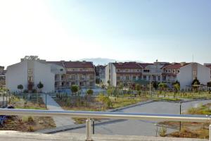 a view of a city with houses and a street at Siba Pamukkale Life in Denizli