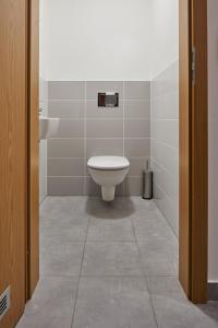 Koupelna v ubytování Bright Apartment in Nusle by Prague Days