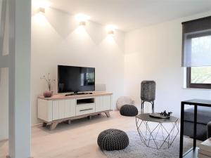 TV a/nebo společenská místnost v ubytování Ferienwohnung Königsquellenpark