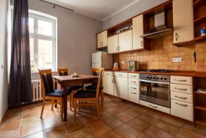Kuchyňa alebo kuchynka v ubytovaní Apartament Koci Łeb