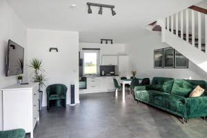 Kuchyňa alebo kuchynka v ubytovaní Apartamenty Zielona Lipka