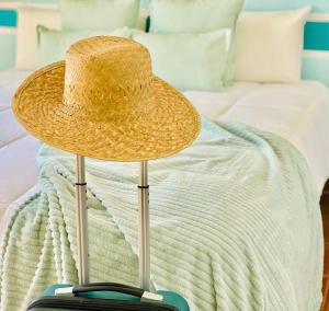 A bed or beds in a room at Canaryislandshost l Sea View Még 31 kép