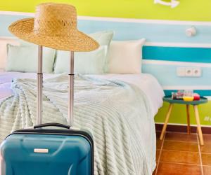 A bed or beds in a room at Canaryislandshost l Sea View