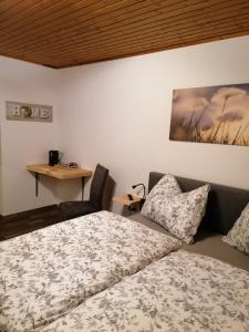 Postel nebo postele na pokoji v ubytování Privatzimmer Blickfang