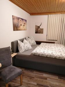 Postel nebo postele na pokoji v ubytování Privatzimmer Blickfang