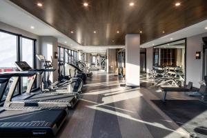 Fitness centrum a/nebo fitness zařízení v ubytování Global Luxury Suites at The Arches