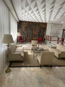 Część wypoczynkowa w obiekcie BERNABEU, luxury y luminoso apartamento entero