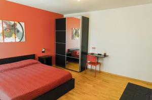 Postel nebo postele na pokoji v ubytování MozÁrt Bed & Breakfast - Affittacamere