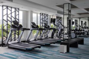 Fitness centrum a/nebo fitness zařízení v ubytování Kantary Hotel Banchang