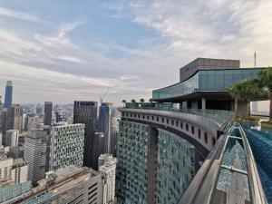 a view of the city from the top of a building at Sky Suites KLCC by Autumn Suites Premium Stay in Kuala Lumpur