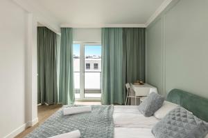 Posteľ alebo postele v izbe v ubytovaní ShortStayPoland Racjonalizacji (B54)
