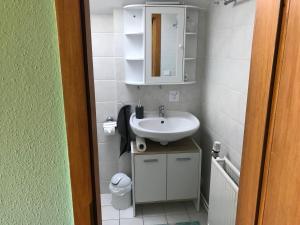 Koupelna v ubytování Pension Stepponat + 16 fotografií