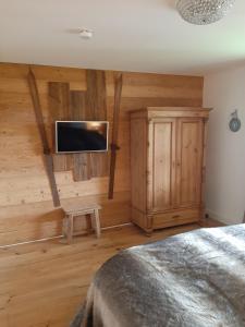 TV a/nebo společenská místnost v ubytování Mountain Harmony