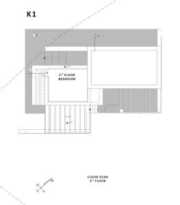 Plán poschodí v ubytovaní Villa Olea Paros