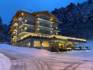 Hotel Fontanella v zimě
