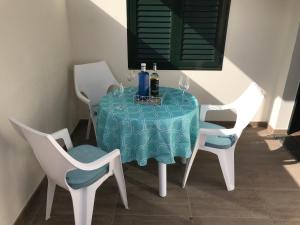 Posezení v ubytování CASA BLANQUI