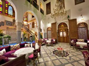 Posezení v ubytování Riad Marjana suites & Spa