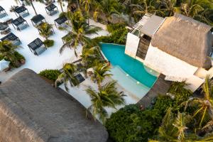 Bazén v ubytování Hotel Ma'xanab Tulum nebo v jeho okolí