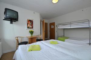 Letto o letti in una camera di Thyregod Kursuscenter