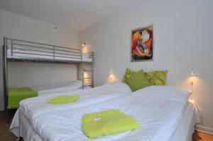Letto o letti in una camera di Thyregod Kursuscenter